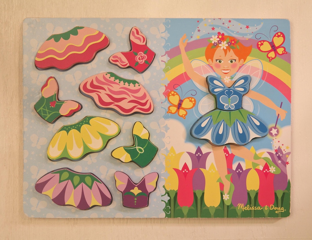 sachin and babi light blue dress DRESS UP FAIRY - Chunky Puzzle - Ages 2+