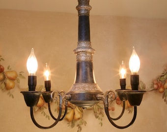 VINTAGE NEOCLASSICAL CHANDELIER