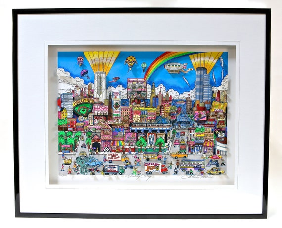 CHARLES FAZZINO - Windy City - Etsy