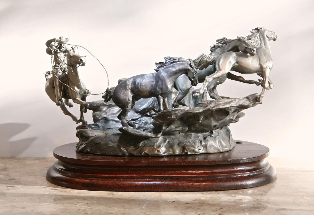SW【ルーク & トーントーン】スタチュー　ジェントル・ジャイアント CHILMARK PEWTER SCULPTURE by Star Liana York - Etsy
