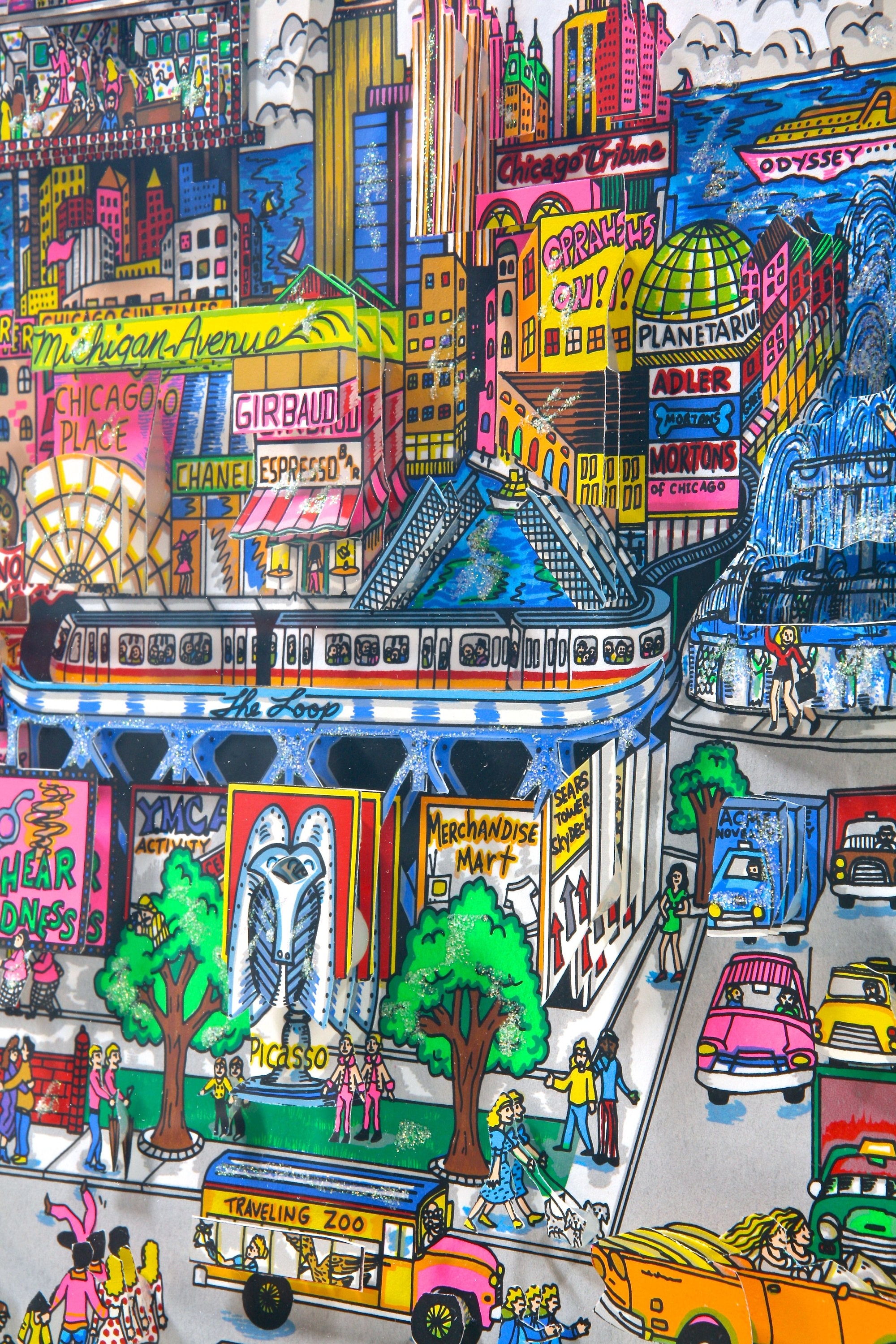 CHARLES FAZZINO - Windy City - Etsy