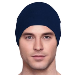Pick Your Colors Men&#39;s Lightweight Organic Ultrasoft Bamboo Caps, stretchy, Cancer, chemo, beanie, hat variety, Small / Medium, Large