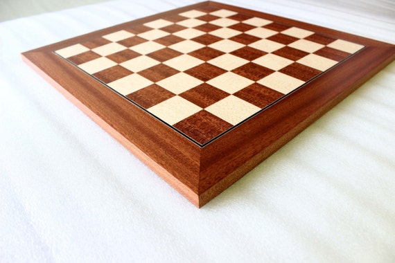 Ruy Lopez de Segura Luxury Chess Pieces in African Padauk - 4.5