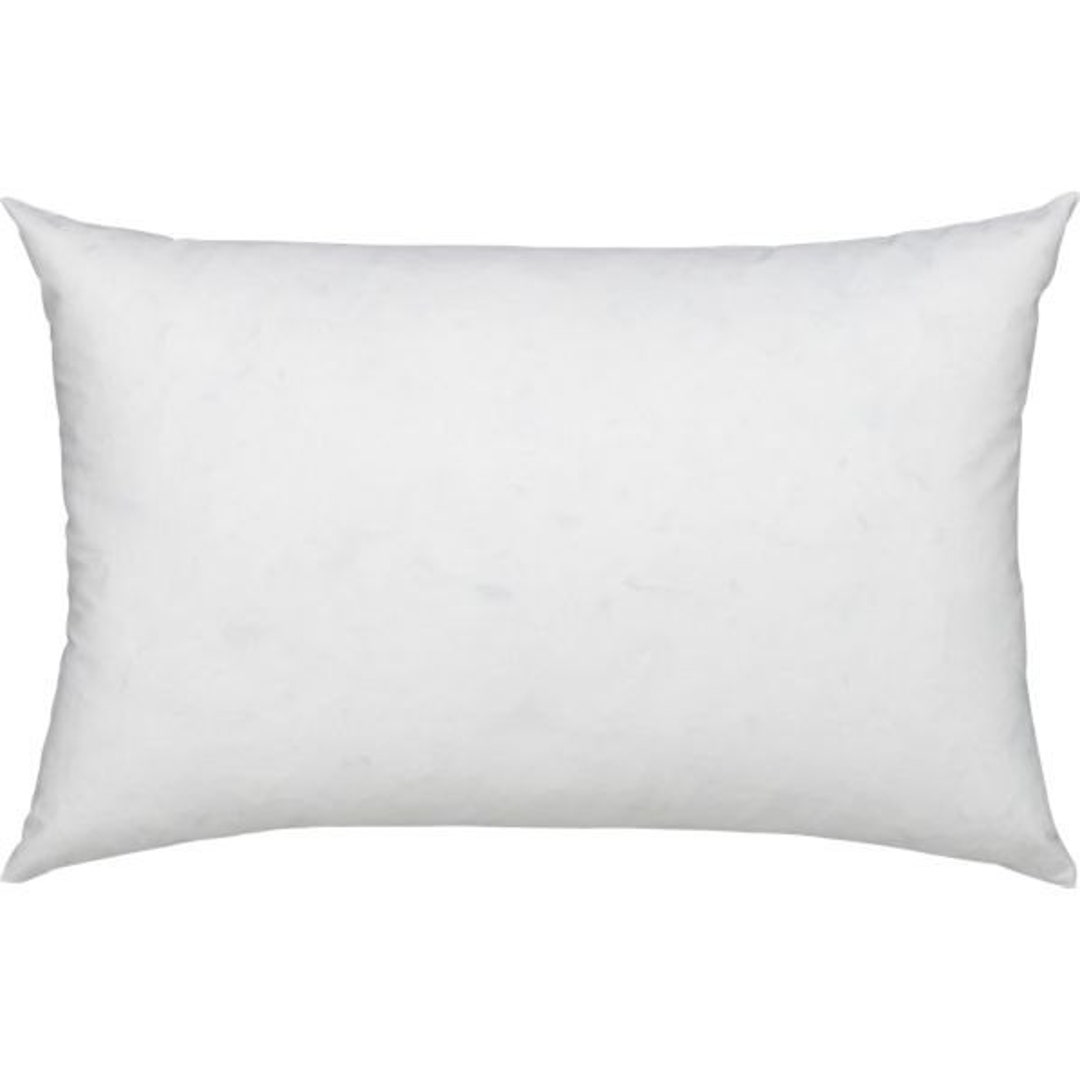 16x26 Down Pillow Insert 16 X 26 Feather Cushion Lumbar Pillow Etsy