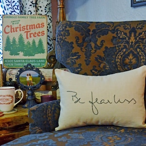 Custom Handwriting Pillow Cover Hand Embroidery Personalized Gifts for Her Christmas Present Stitched Memorial Keepsake Sentimental Gift