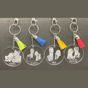 SVU Rollisi Character Engraved Acrylic Keychain Law and Order SVU Special Victims Unit Amanda Rollins Dominick Sonny Carisi