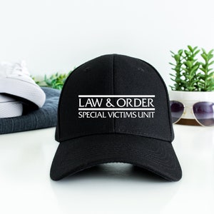 SVUxOC Vinyl Pressed Hat Baseball Cap Law and Order SVU Special Victims Unit Organized Crime SVUxOC
