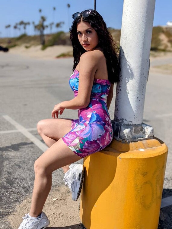 Women Romper Shorts Toty Blue Romper Shorts Strapless Romper Shorts Eco friendly Strapless Romper Shorts Toty Blue Nora Romper. Etsy Canada