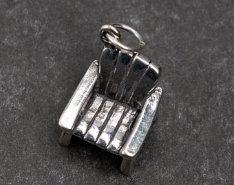 3D Sterling Silver Adirondack Chair