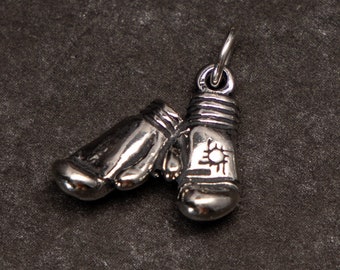 3D Boxing Glove Charm for charm bracelet