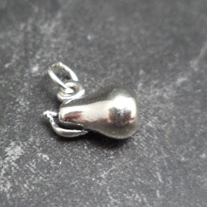 STERLING SILVER 3D kleine peer voor bedelarmband