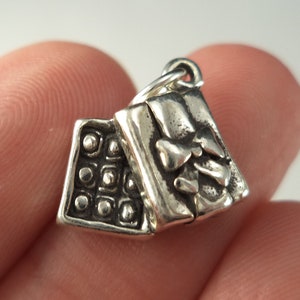 STERLING SILVER Box of Chocolates Charm for Charm Bracelet