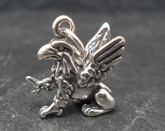 STERLING SILVER Griffin Charm for Charm Bracelet