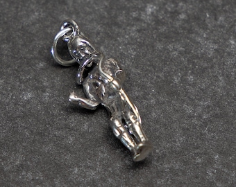 STERLING SILVER Snake Dancer Charm for Charm Bracelet