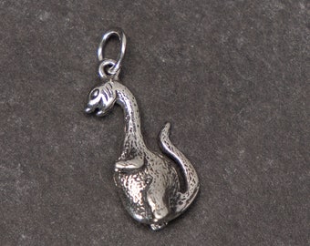 STERLING SILVER 3D Dino Charm for Charm Bracelet