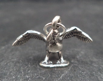 STERLING SILVER 3D Puffin Charm for Charm Bracelet