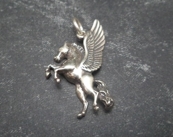 STERLING SILVER Pegasus Charm for Charm Bracelet