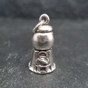 Sterling Silver 3D Gum Ball machine Charm for Charm Bracelet