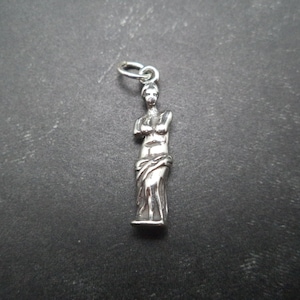 STERLING SILVER 3D Venus de milo Charm for Charm Bracelet
