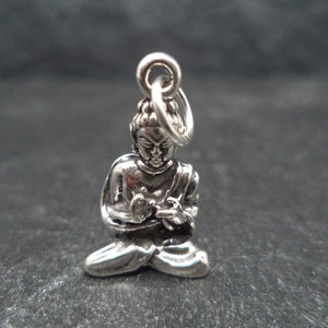 Sterling Silver Buddha Charm