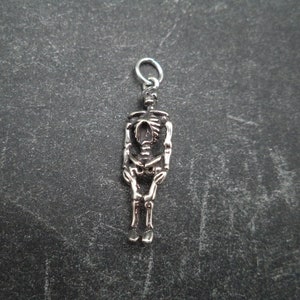 Sterling Silver 3D Skeleton Charm for charm bracelet