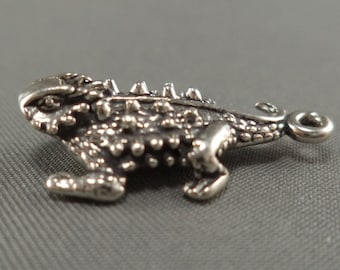 TCU Horned Frogs 3D Sterling Charm for Charm Bracelet.