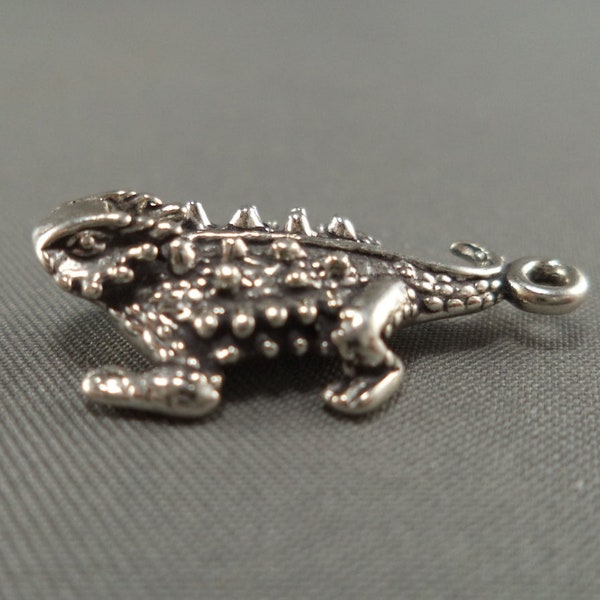 TCU Horned Frogs 3D Sterling Charm for Charm Bracelet.