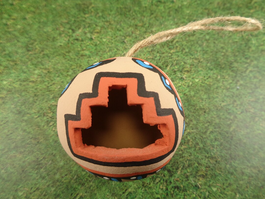 Jemez Pueblo Medium Size Christmas Ornament Signed by Pueblo Etsy