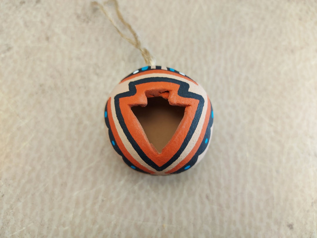 Jemez Pueblo Christmas Ornament Signed by Pueblo Artist Tim Etsy