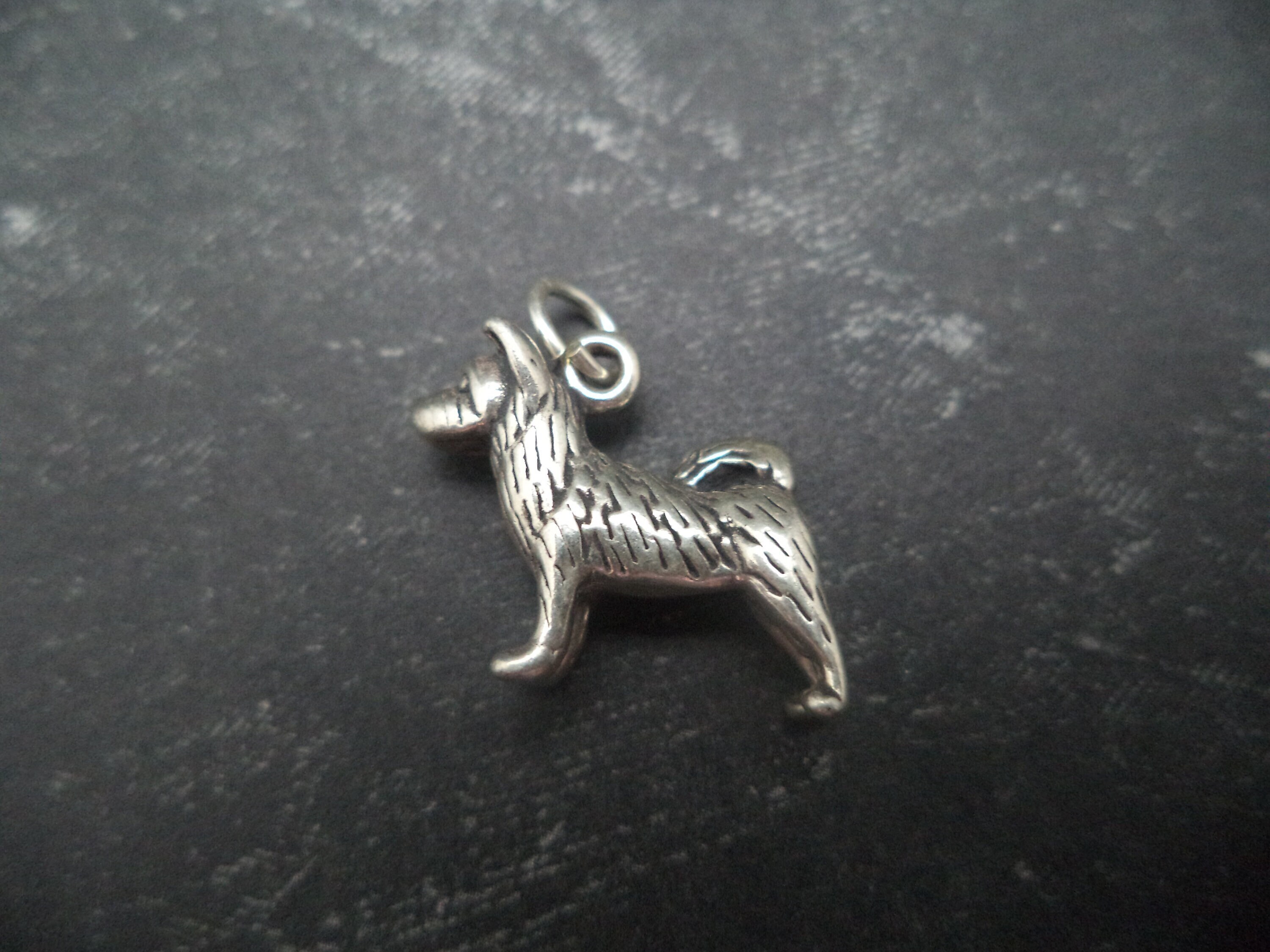 アガット チャーム K9 スワロフスキー メダイ STERLING SILVER 3D Akita Dog Charm for Charm Bracelet - Etsy Israel