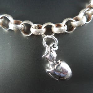 STERLING SILBER 3D Baby Vogel Anhänger für Bettelarmband