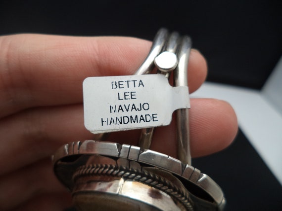 Handmade Sterling Silver Bracelet with Unique Bou… - image 5