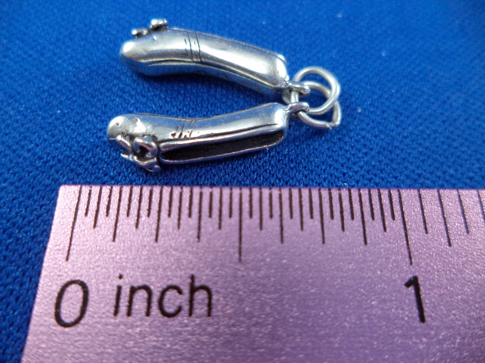 sterling silver 3d ballet shoes charm for charm bracelet sterling silver 3d ballet shoes charm for charm bracelet