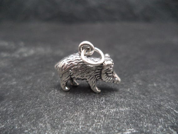 STERLING SILVER 3D Javelina Charm for Charm Bracelet. - Etsy