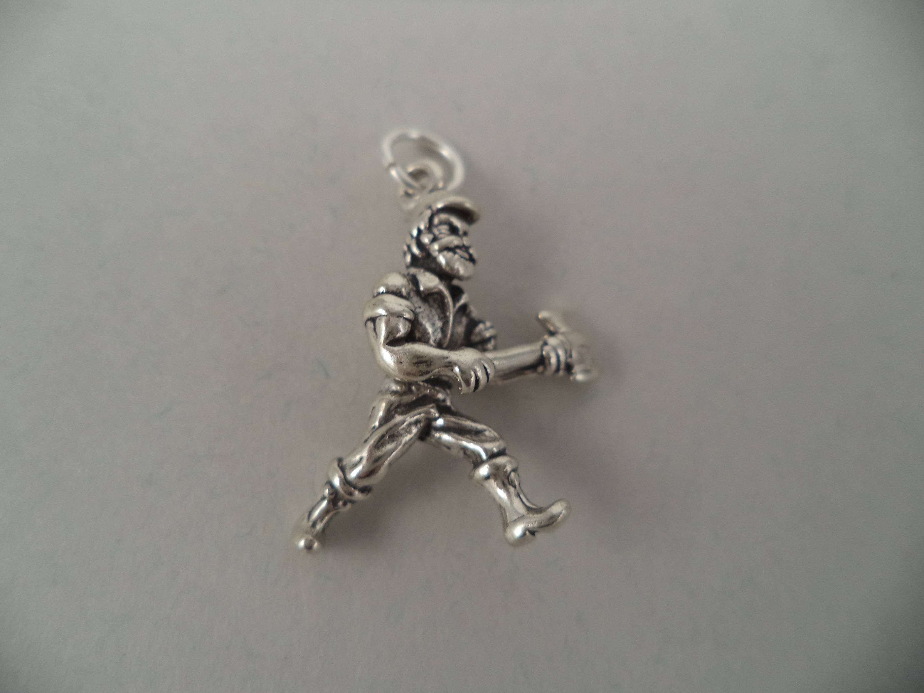 STERLING SILVER 3D Lumberjack Charm for Charm Bracelet