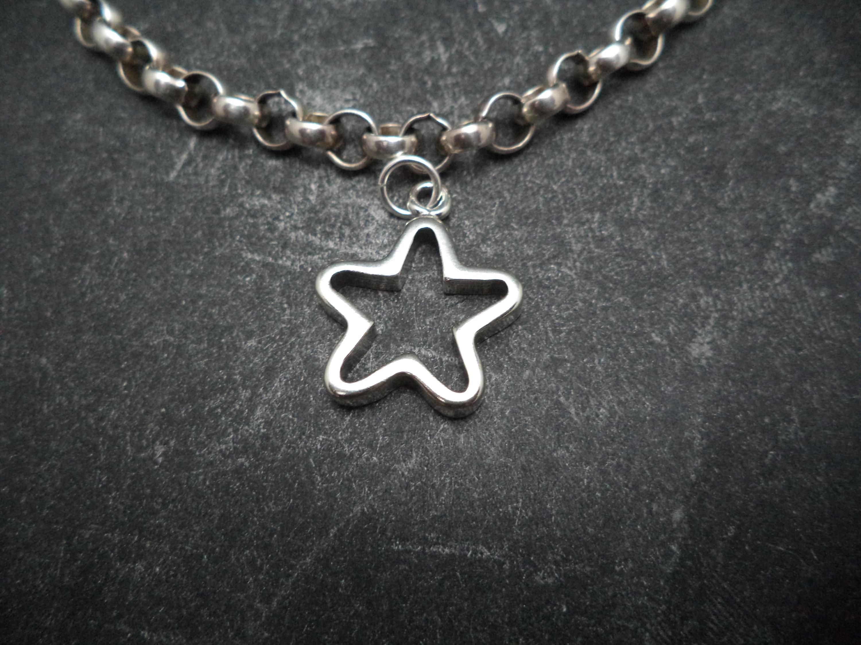 Elli Bracciale Donna In Argento 925 Con Ciondolo Stella Filigrana - Gioiello Artigianale