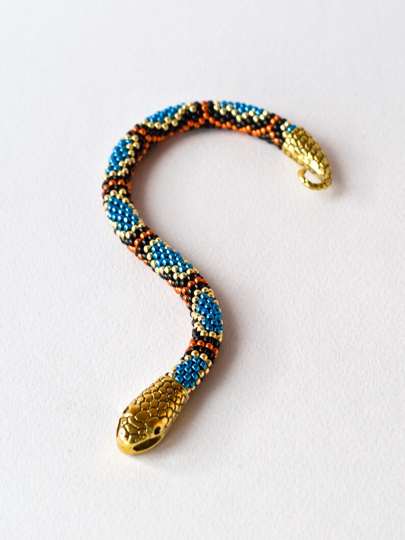 Bracelet de serpent pour femmes bracelet perlé noir bijoux Etsy