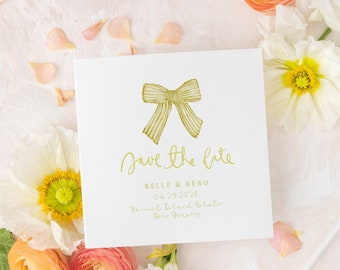 INSTANT | Save the Date | Belle + Beau | Look of Custom | Editable | Customizable