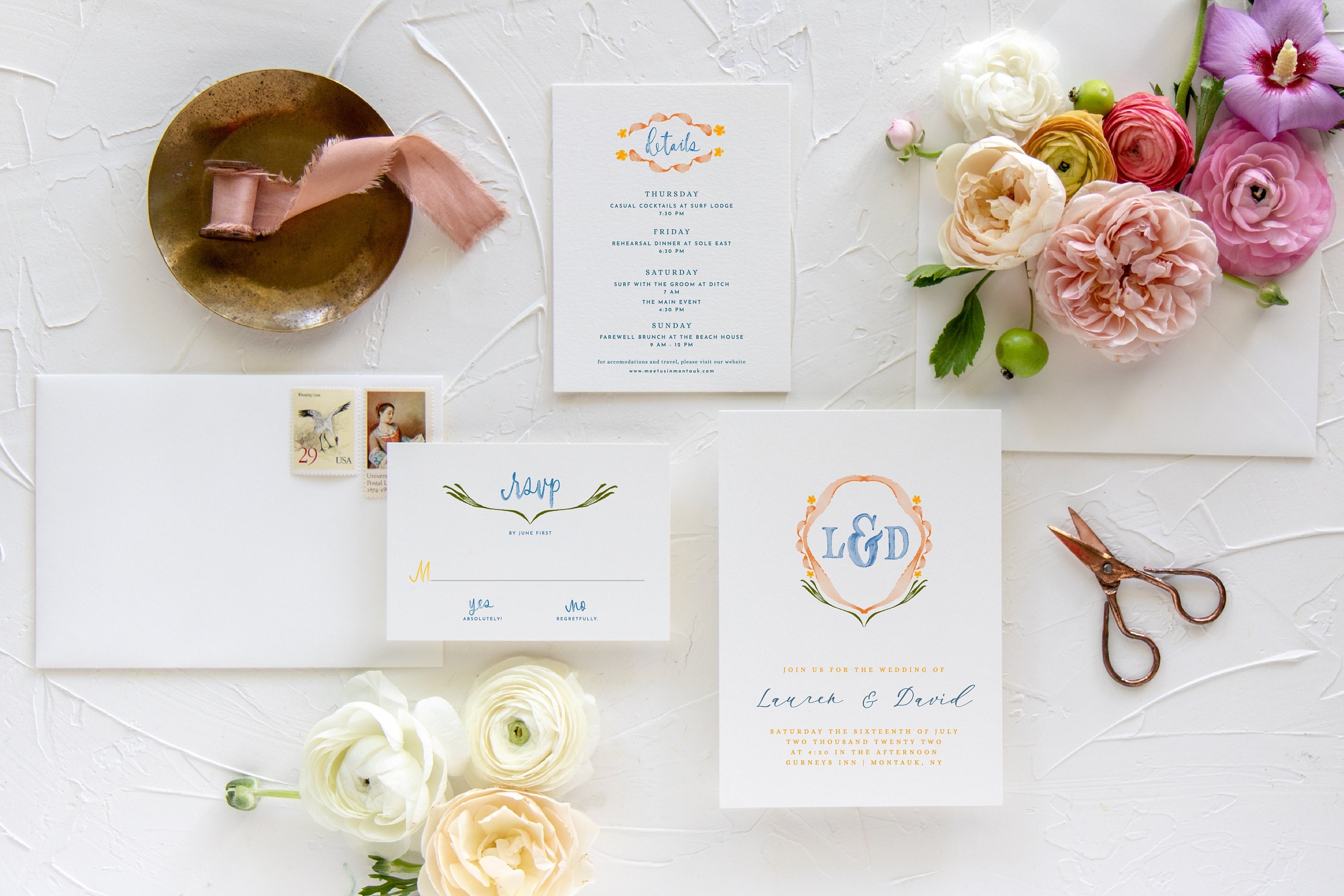 INSTANT | Invitation Suite | Look of Custom | Watercolor Crest | Coat of Arms | Editable | Customizable | Lauren + David