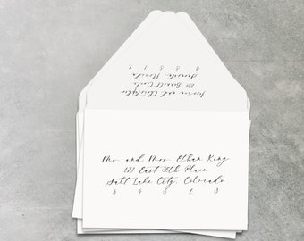 INSTANT | Envelope Addressing | Envelope Calligraphy | Editable | Instant Download | Printable