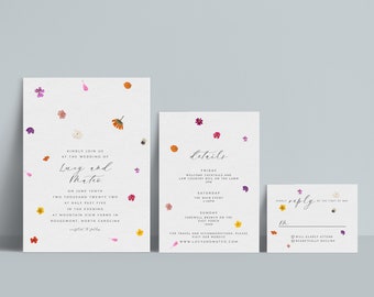 INSTANT | Invitation Suite | Floating Petals