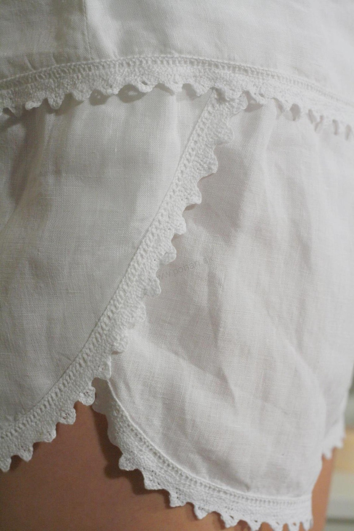 Organic Linen Underwear With Sexi Soft Lace Flax Lingerie Etsy