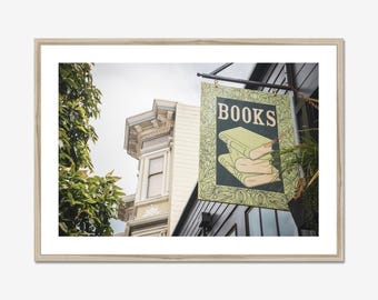 Bookstore Wall Art Dark Academia Student Room Reading Nook Aesthetic Printable Digital Download Library Photography Print Vintage Bookshelf