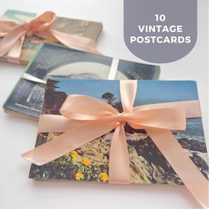 10 ensembles de cartes postales de voyage vintage Cartes postales vierges vintage pour mariages Décoration d'intérieur vintage Retro International Antique Postcrossing