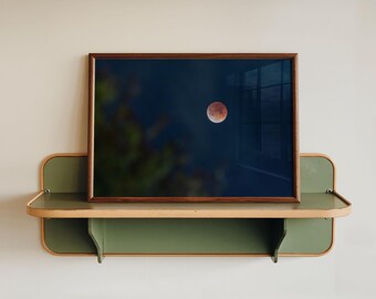 Full Moon Wall Art Print Vintage Aesthetic Minimalist Cottagecore Moon Fine Art Photo Ready to Hang Dark Academia Astronomy Lover Home Decor