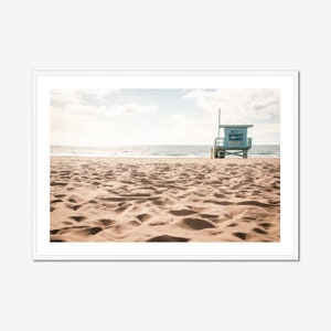 El Porto Beach Manhattan Beach Blue Lifeguard Tower Photography