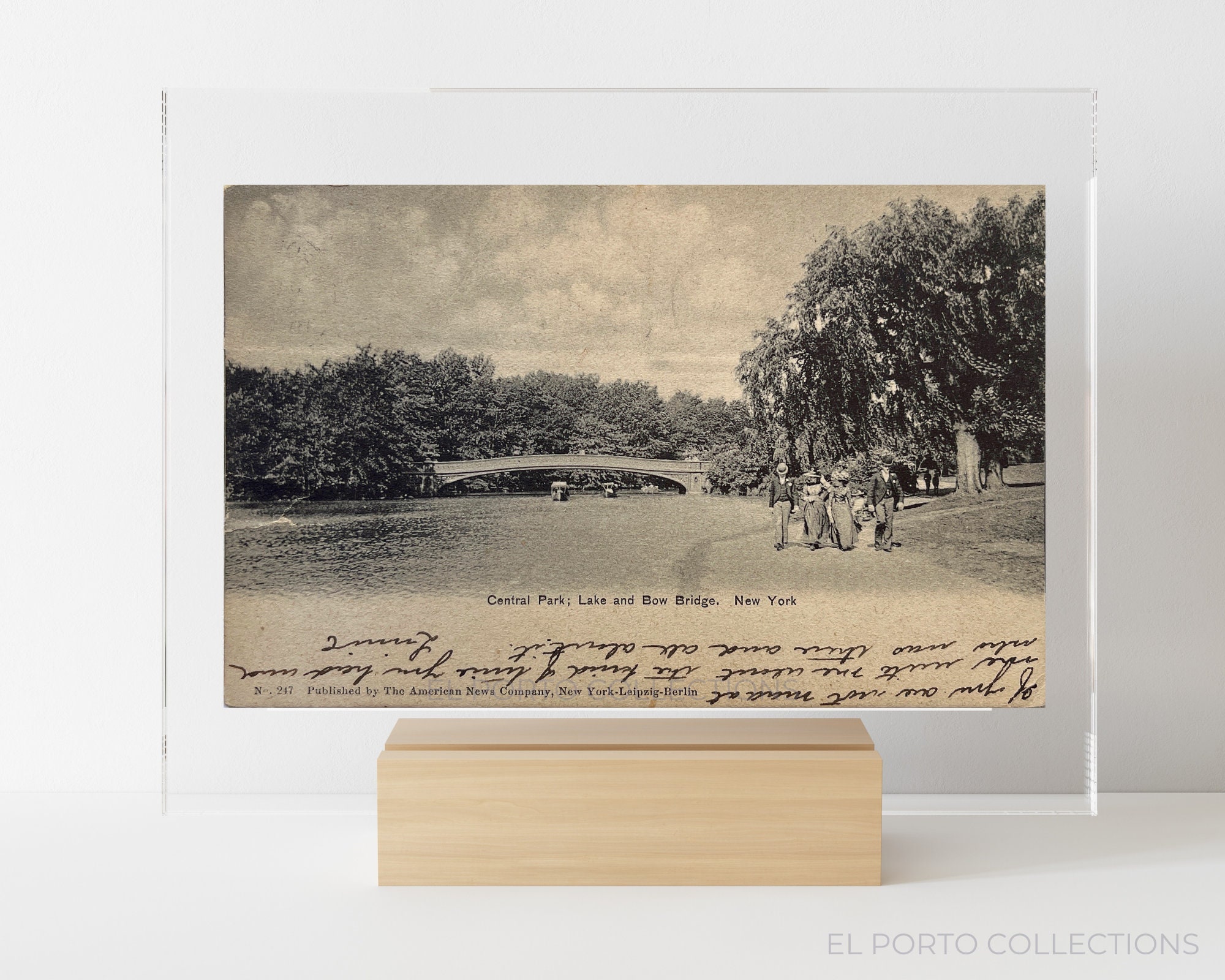 Central Park Lake & Bow / New York Vintage - Etsy España
