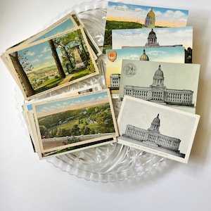 Kentucky Gift Vintage Postcards Frankfort State Capitol Travel Souvenir Father's Day Gift for Dad Grandpa History Lover Americana Keepsake