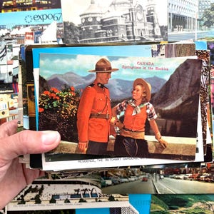 Canada Gift Idea Vintage Postcard Set of 10 for Canada Postcard Collector Bulk Ephemera Pack Sustainable Gift for Traveler Junk Journal