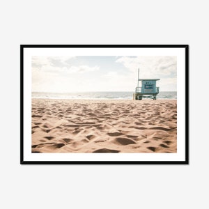 Lifeguard Tower Beach Photo California Beach Art Summer Photography Wall Art